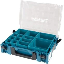 Makita Sortimentskasten MakPac-Organizer, 191X80-2, Kunststoff, 395 X 110 X 295mm, 13 Fächer