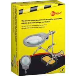 Goobay Löthilfe Dritte Hand, 51226, Mit Lupe Mit LED, Lötkolbenhalter, Schwamm -Bottcher AG 1d3bcc2a67e7b8f693d229f51aaa53e63b73e06a loethilfe goobay dritte hand 51226