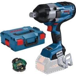 Bosch Akku-Schlagschrauber GDS 18V-1050 HC, 1050Nm, 18V, Mit Bluetooth-Modul Und Koffer + GRATIS Prämie