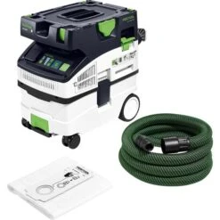 Festool Nass-Trockensauger Absaugmobil Cleantec, CTM MIDI I, 15 Liter, 1200 Watt, Staubklasse M