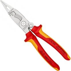 Knipex Elektro-Installationszange 13 96 200, 200mm, Mit Öffnungsfeder, VDE Isoliert