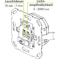Goobay Bewegungsmelder 96005 Infrarot, Innen, 160 Grad, Für Unterputz-Wandmontage, Weiß -Bottcher AG 462066e4a15bd1e83ffab5a4b6ec59eab7598d14 bewegungsmelder goobay 96005 pir