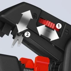 Knipex Abisolierzange 12 62 180, 0,2 - 6,0 Qmm, Länge 180mm, Selbsteinstellend -Bottcher AG 48f8889b234b35f016d7aa8cc0f4fb111cab0fa3 abisolierzange knipex 12 62 180