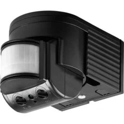 Goobay Bewegungsmelder 96001 Infrarot, Innen + Außen IP44, 180 Grad, Schwarz