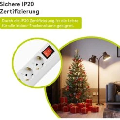 Goobay Steckdosenleiste 38845 5m, 6-fach, Schalter, Weiß -Bottcher AG 4e68ce1c41c91413ccd8f61f7e6c7e843027be37 steckdosenleiste goobay 38845 5m
