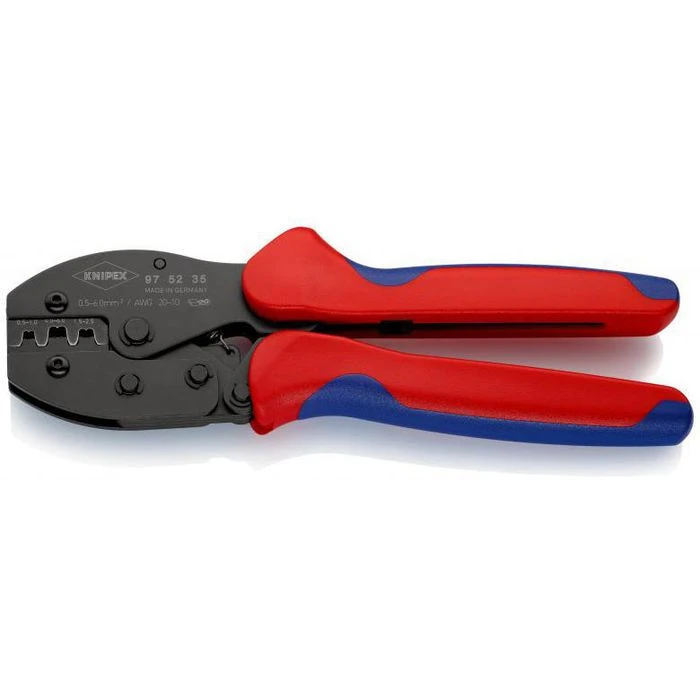 Knipex Crimpzange 97 52 35 PreciForce, Für Unisolierte Kabelschuhe 0,5 - 6,0mm² 2 Knipex Crimpzange 97 52 35 PreciForce, Für Unisolierte Kabelschuhe 0,5 - 6,0mm² – Bild 2