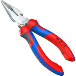 Knipex Kombizange 08 25 145, Spitz- Kombizange, 145mm, Verchromt
