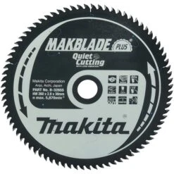 Makita Kreissägeblatt B 32655, Makblade Plus, 260 X 30mm, 80 Zähne, Für Holz