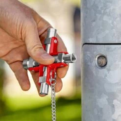 Knipex Schaltschrankschlüssel 00 11 06, Universal, 9 Profile, Für Schränke Und Absperrsysteme -Bottcher AG 62aaa76d6e2f69324ff85df8c30b47ca3aefb45b schaltschrankschluessel knipex 00 11 06 universal