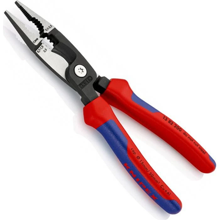 Knipex Elektro-Installationszange 13 82 200, 200mm 2 Knipex Elektro-Installationszange 13 82 200, 200mm – Bild 2