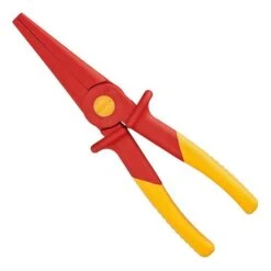 Knipex Flachrundzange 98 62 02, Kunststoff, Gerade, 220mm, Vollisoliert