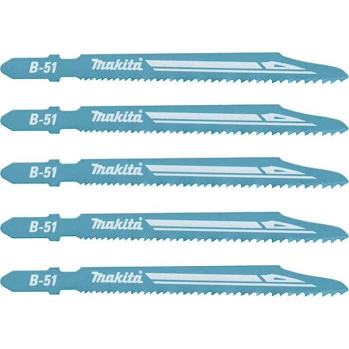 Makita Stichsägeblätter B-06476, B-51, Für Metall, 5 Stück 1 Makita Stichsägeblätter B-06476, B-51, Für Metall, 5 Stück