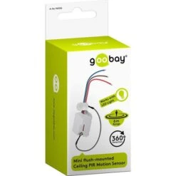 Goobay Bewegungsmelder 96006 IDU 230V Infrarot, 360°, 6 M, Innen, Unterputz 8 Goobay Bewegungsmelder 96006 IDU 230V Infrarot, 360°, 6 M, Innen, Unterputz -Bottcher AG 87a9b337aa60856cd60724a4eae314c797e17df8 bewegungsmelder goobay 96006 idu 230v pir