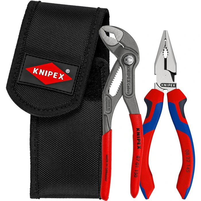 Knipex Zangenset 00 20 72 V06, Mini, 2 Zangen, Mit Gürteltasche 1 Knipex Zangenset 00 20 72 V06, Mini, 2 Zangen, Mit Gürteltasche