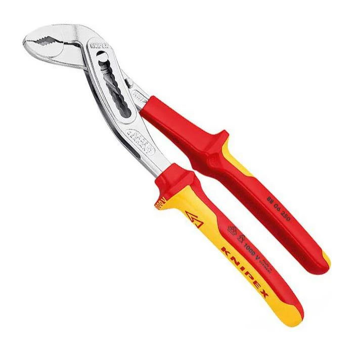 Knipex Wasserpumpenzange 88 06 250, Alligator VDE, 2 Zoll X 250mm, VDE Isoliert 1 Knipex Wasserpumpenzange 88 06 250, Alligator VDE, 2 Zoll X 250mm, VDE Isoliert
