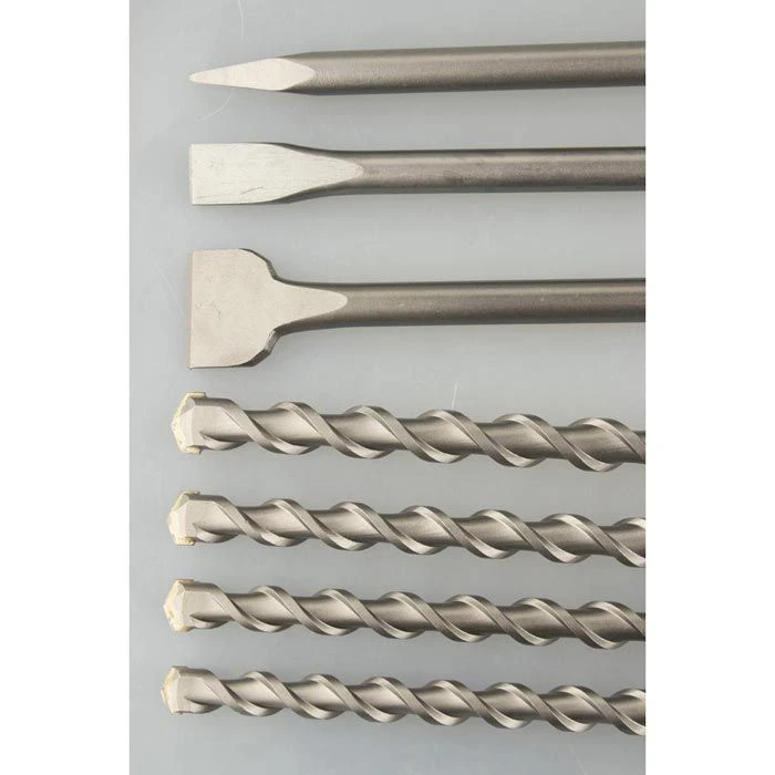 Makita Bohrer D 42494, SDS-Max, 7-teiliges Set, Steinbohrer Und Meißel 2 Makita Bohrer D 42494, SDS-Max, 7-teiliges Set, Steinbohrer Und Meißel – Bild 2