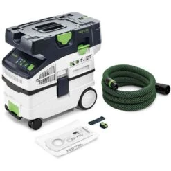 Festool Nass-Trockensauger Absaugmobil Cleantec, CTLC MIDI I-Basic, 15 L, Sologerät 2x18V, Klasse L