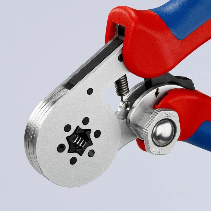 Knipex Crimpzange 97 55 14, Mit Seiteneinführung, Selbsteinstellend, Für Aderendhülsen 0,08 - 16mm² 5 Knipex Crimpzange 97 55 14, Mit Seiteneinführung, Selbsteinstellend, Für Aderendhülsen 0,08 - 16mm² – Bild 5