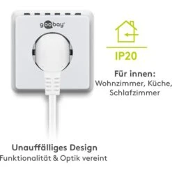 Goobay Zeitschaltuhr 93256, Digitale Wochenzeitschaltuhr, Display 9 Goobay Zeitschaltuhr 93256, Digitale Wochenzeitschaltuhr, Display -Bottcher AG a081b928300e38b5985bdcd8b9815103f3c19854 zeitschaltuhr goobay 93256 digital