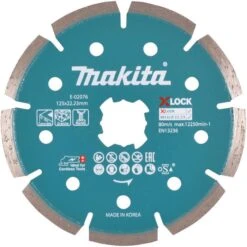 Makita Trennscheibe E-02076, X-Lock, 125mm, Diamanttrennscheibe, Für Beton