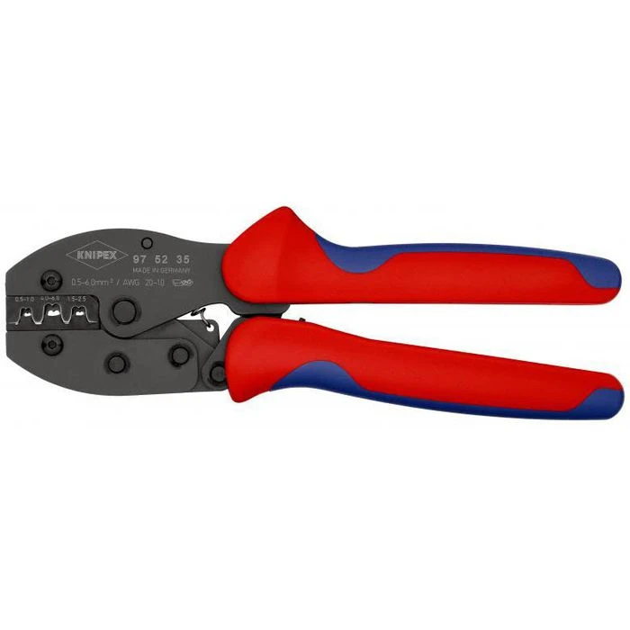 Knipex Crimpzange 97 52 35 PreciForce, Für Unisolierte Kabelschuhe 0,5 - 6,0mm² 1 Knipex Crimpzange 97 52 35 PreciForce, Für Unisolierte Kabelschuhe 0,5 - 6,0mm²
