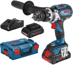 Bosch Akku-Schlagbohrschrauber GSB 18V-110 C, 18V / 4,0Ah, Mit 2 ProCORE Akkus Und Koffer + GRATIS Prämie