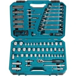 Makita Werkzeugkoffer E-06616, Werkzeug-Set, 120-teilig, Im Klappkoffer