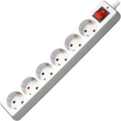 Goobay Steckdosenleiste 6-fach Überspannungsschutz