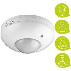 Goobay Bewegungsmelder 95172 Infrarot, Innen, 360 Grad, Für Deckenmontage, Weiß 9 Goobay Bewegungsmelder 95172 Infrarot, Innen, 360 Grad, Für Deckenmontage, Weiß -Bottcher AG bddb4beb7ddaaedf0fe54b1eef84fe7e56adade2 bewegungsmelder goobay 95172 pir