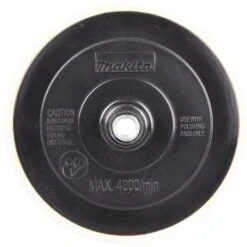 Makita Schleifteller 743053-3, Klett, 165mm Ø, Für Poliermaschinen, Gewinde M 14
