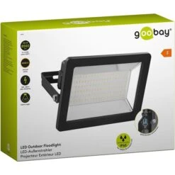 Goobay LED-Außenstrahler 53876, 100W, 8500 Lm, Netzbetrieb, Schwarz -Bottcher AG cc0c8af7295b7dc1a3b9ebaae4d7ddd035c0944d led aussenstrahler goobay 53876 100w