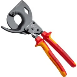 Knipex Kabelschneider 95 36 320, VDE Isoliert, 320mm, Ratschenprinzip, Dreigang