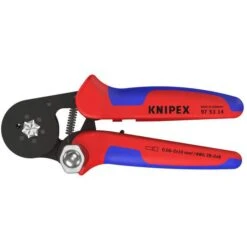 Knipex Crimpzange 97 53 14, Mit Seiteneinführung, Selbsteinstellend, Für Aderendhülsen 0,08 - 16mm²