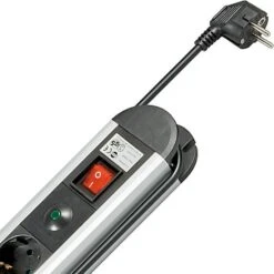 Goobay Steckdosenleiste 93002 Aluminium, 8-fach, Schalter, Überspannungsschutz -Bottcher AG d0491421ca97626289b6f0c580e9033e8750880f steckdosenleiste goobay 93002 aluminium