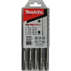Makita Bohrer Nemesis B-11994, SDS+, 5-teiliges Set, Steinbohrer