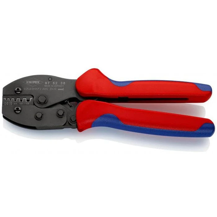 Knipex Crimpzange 97 52 38 PreciForce, Für Aderendhülsen 0,25 - 6,0mm² 3 Knipex Crimpzange 97 52 38 PreciForce, Für Aderendhülsen 0,25 - 6,0mm² – Bild 3