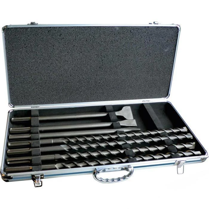 Makita Bohrer D 42494, SDS-Max, 7-teiliges Set, Steinbohrer Und Meißel 1 Makita Bohrer D 42494, SDS-Max, 7-teiliges Set, Steinbohrer Und Meißel