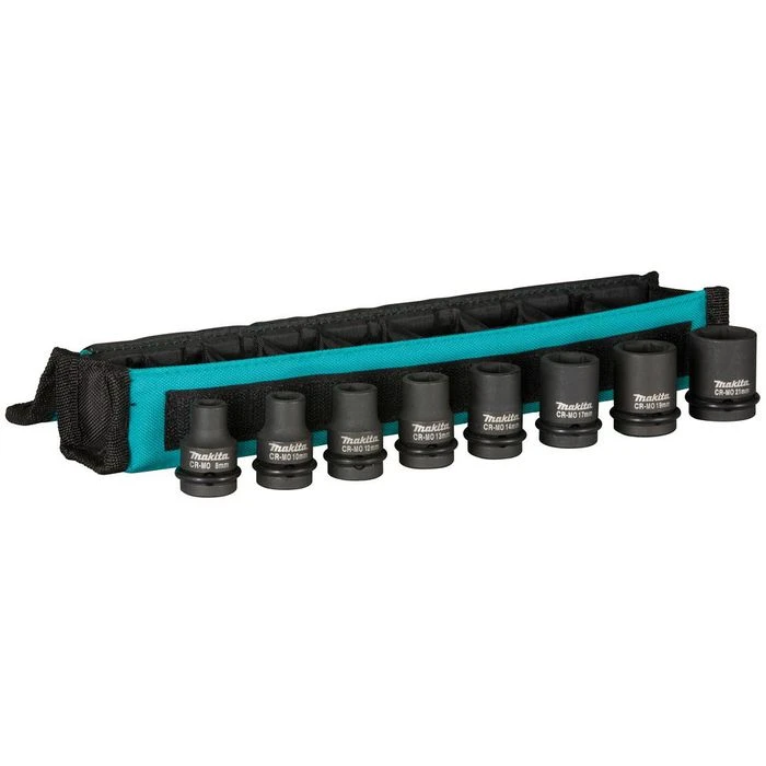 Makita Steckschlüssel E-02989, 8-teilig, 8-21mm Schlüsselweite - 32mm Länge, 1/2 Zoll 1 Makita Steckschlüssel E-02989, 8-teilig, 8-21mm Schlüsselweite - 32mm Länge, 1/2 Zoll
