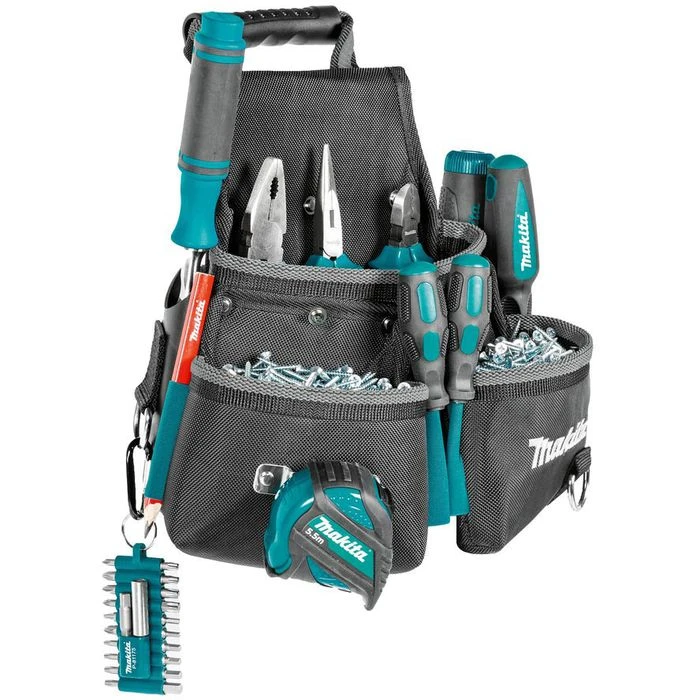 Makita Werkzeug-Gürteltasche E-15207, 3-fächer Werkzeugtasche 2 Makita Werkzeug-Gürteltasche E-15207, 3-fächer Werkzeugtasche – Bild 2