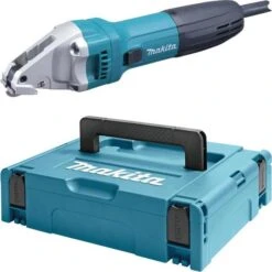 Makita Blechschere JS1601J, 1,6mm, Elektro, 380 W, Kleinster Schnittradius 250mm, Mit Koffer