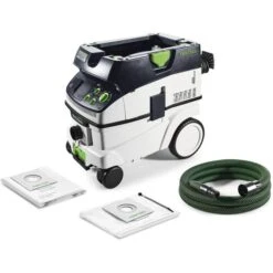 Festool Nass-Trockensauger Absaugmobil Cleantec, CTM 26 E AC, 26 Liter, 1200 Watt, Staubklasse M