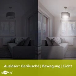 Goobay Bewegungsmelder 95171 Akustik, PIR, 160°, 9 M, Mit Mikrofon, Innen, Unterputz -Bottcher AG feace6dae05b85e3ec2ba4ea04b78f46e1ff5efb bewegungsmelder goobay 95171 akustik pir